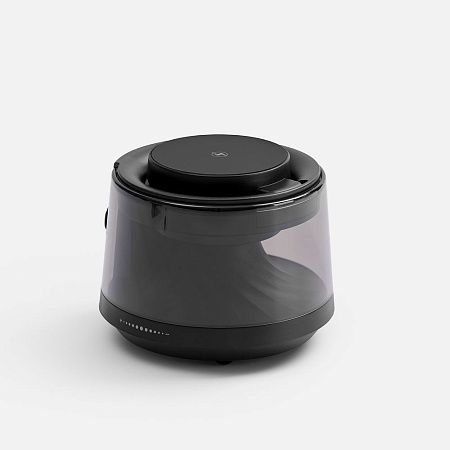 Bluetooth-колонка с подсветкой и беспроводной зарядкой Quantum, черная