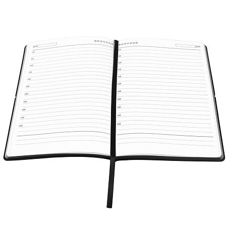 Ежедневник A5 недатированный Massimo в мягком переплёте, темно-синий