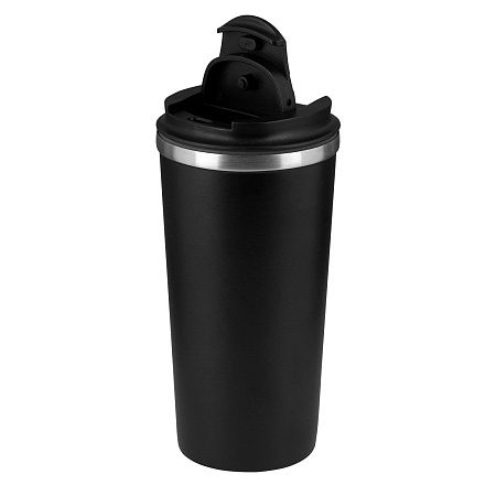 Термокружка вакуумная Palermo, серая, матовая поверхность