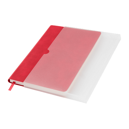 Ежедневник Verona недатированный, красный