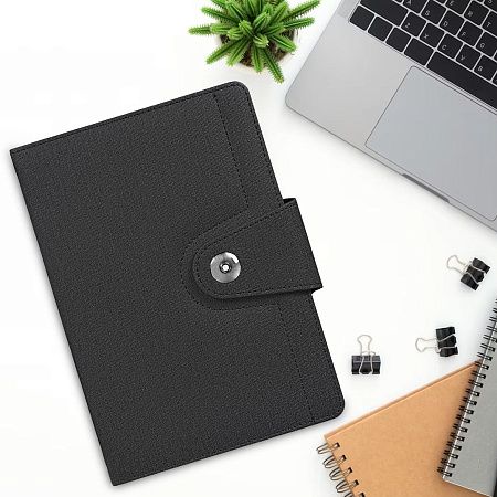 Ежедневник City Toronto Cambric A5, недатированный, черный