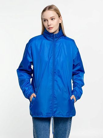 Ветровка унисекс Shift, ярко-синяя, размер L