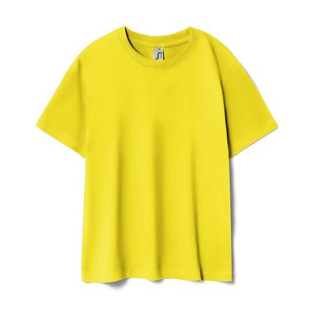 Футболка детская Regent Kids 150, желтая (лимонная), размер 6 лет (106-116 см)