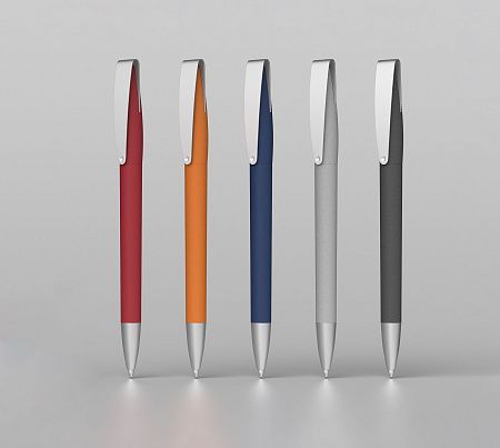 Ручка шариковая COBRA SOFTGRIP MM, красный#