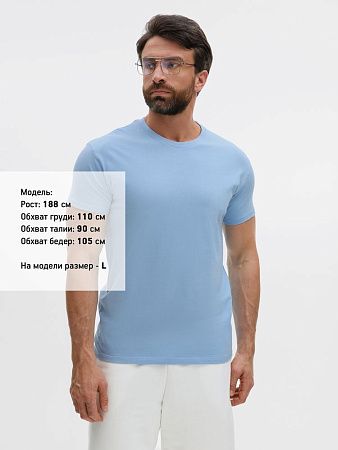 Футболка Imperial 190, голубая, размер S
