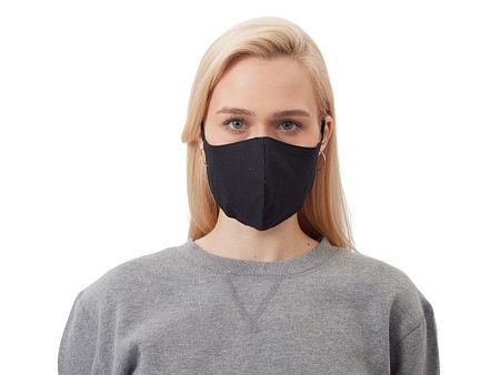 Маска для лица многоразовая из хлопка, анатомической формы