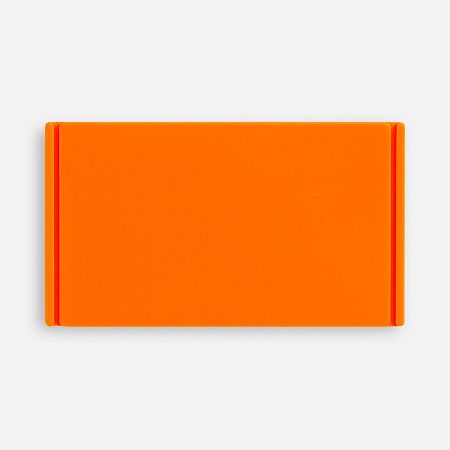 Лейбл из ПВХ Dzeta, M, оранжевый неон