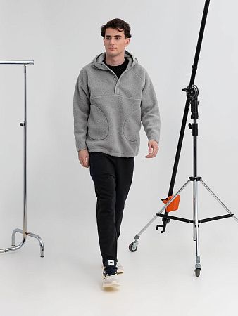 Анорак унисекс Oblako, светло-серый, размер M/L