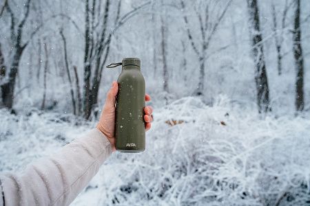 Термобутылка Avira Avior из переработанной нержавеющей стали RCS, 500 мл