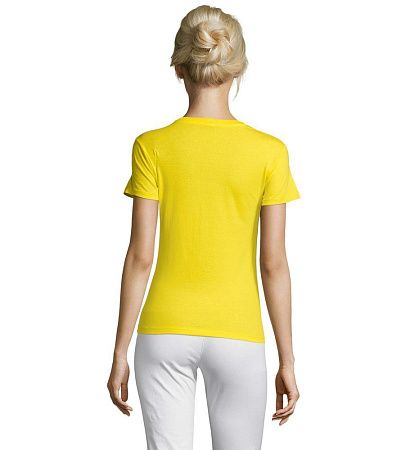 Футболка женская Regent Women, лимонно-желтая, размер XXL
