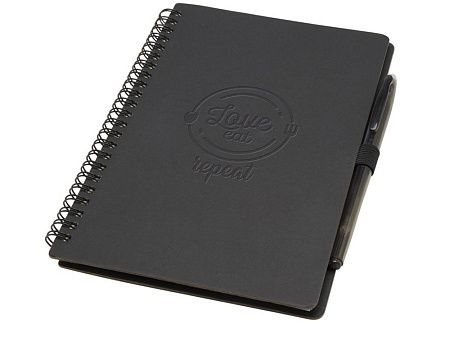 Блокнот А5 «Slate» с шариковой ручкой