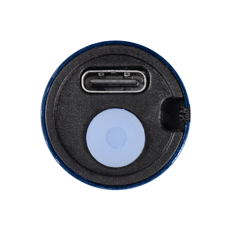 Фонарь Tools Spot, алюминиевый, с аккумулятором, темно-синий