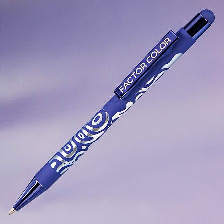Ручка шариковая FACTOR COLOR со стилусом
