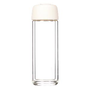 Бутылка стеклянная с двойными стенками Bianca, белая