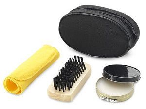 Набор для чистки обуви «Hammond», цвет: черный