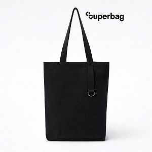 Шоппер/рюкзак Superbag Transformer, с молнией и двумя отделениями (черный)