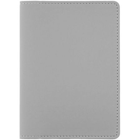 Обложка для паспорта Shall Simple, серый