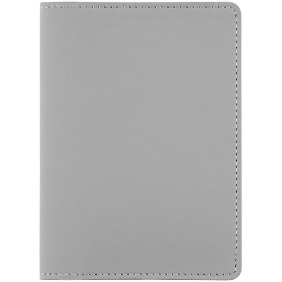 Обложка для паспорта Shall Simple, серый