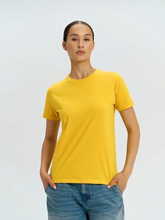 Футболка унисекс Regent 150, желтая, размер XXS