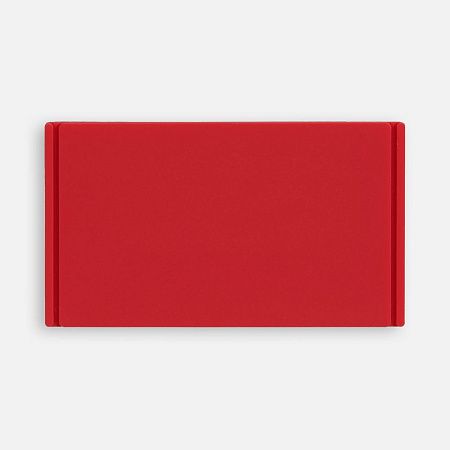 Лейбл из ПВХ Dzeta, M, красный