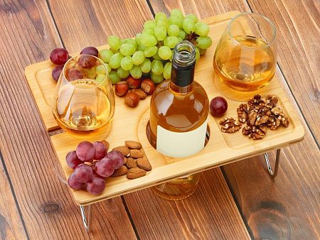 Столик бамбуковый на складных ножках «Barolo»