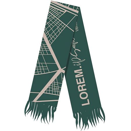 Шарф на заказ Tricksy Classic Net, L, полушерсть