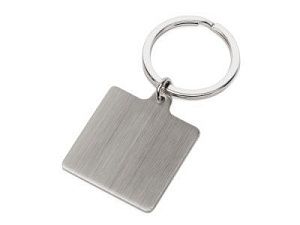 Брелок «Steel SQR», цвет: серебристый