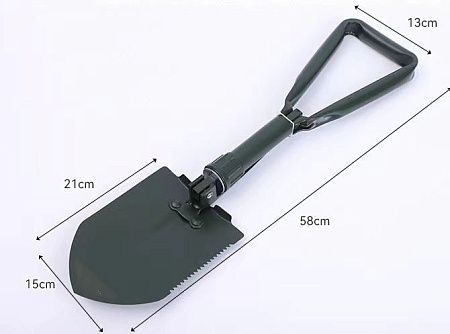 Лопата складная Tools Sheffield в чехле, черная