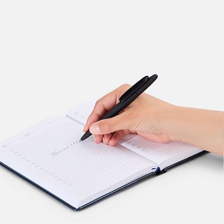 Ручка шариковая Prodir DS5 TRR-P Soft Touch, черная
