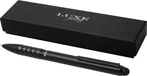 Ручка-стилус металлическая шариковая «Tactical Dark», цвет: черный