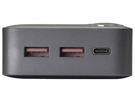 Внешний аккумулятор «Mild Pro» c быстрой зарядкой QC/PD, металлик soft-touch, 20 000 mAh