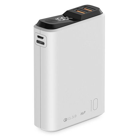 Внешний аккумулятор QS-10, 10000mAh, QuickCharge 3.0