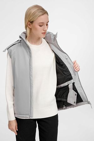 Жилет унисекс Sfera, светло-серый, размер M