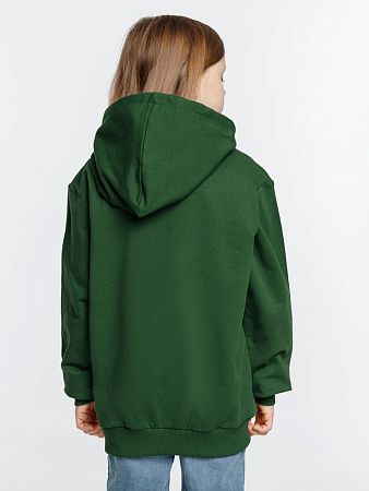 Худи детское Kirenga Kids 2.0, темно-зеленое, размер 6 лет (106-116 см)