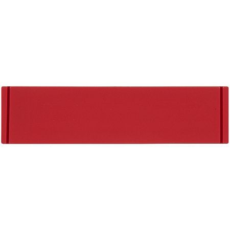 Лейбл из ПВХ Dzeta, S, красный