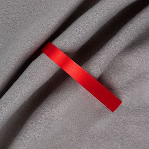 Лента сатиновая Satin 10 S, красная, 50 см