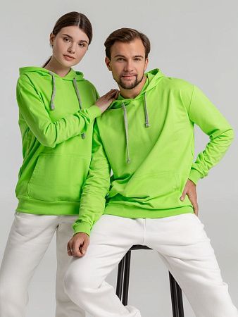 Толстовка с капюшоном Unit Kirenga, зеленое яблоко, размер M