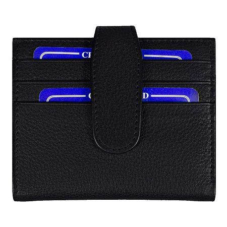 Держатель банковских карт Leather Road, чёрный