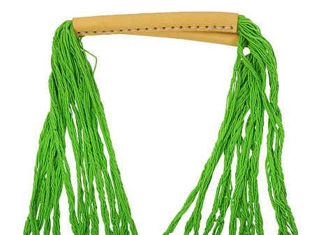 Авоська «Dream» из натурального хлопка с кожаными ручками, 25 л