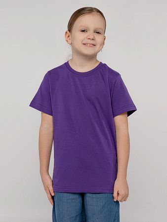 Футболка детская T-Bolka Kids, фиолетовая, размер 12 лет (142-152 см)