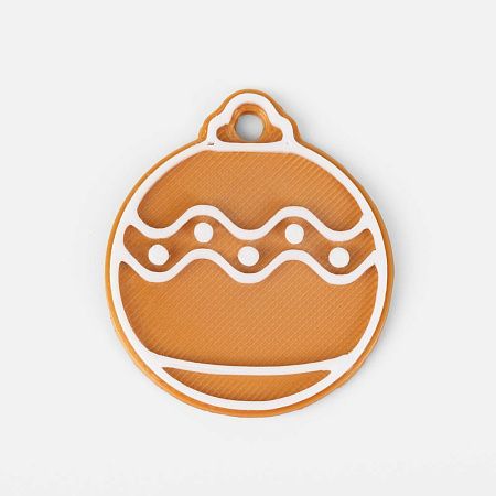 Мини-подвеска «Пряник», 3D-печать на заказ, шарик