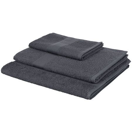 Полотенце Soft Me Light, среднее, темно-серое
