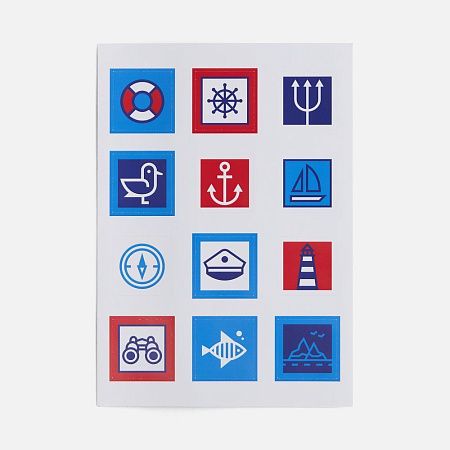 Стикерпак бумажный Industry, море