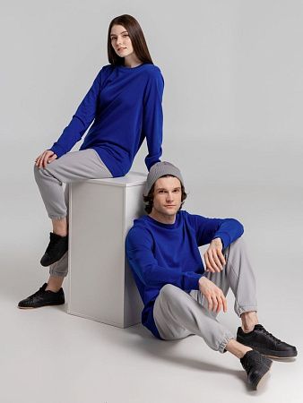 Свитшот унисекс BNC Inspire (Organic), ярко-синий, размер S