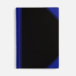 Блокнот Accenti, черный с синим