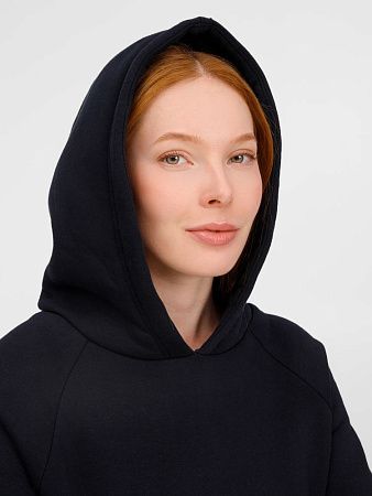 Худи унисекс оверсайз Easy Street, темно-синее, размер XS/S