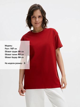 Футболка Imperial 190, вишнево-красная, размер S