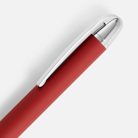 Ручка шариковая Arc Soft Touch, красная