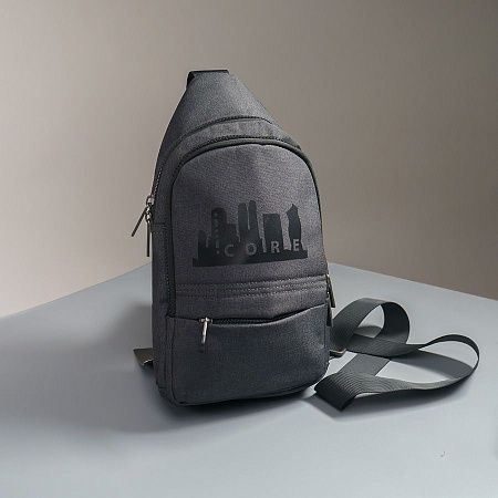 Сумка на плечо CORE, серый, 100% полиэстер 