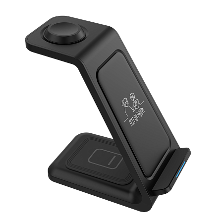 Беспроводное мультизарядное устройство Standy 15W, черный